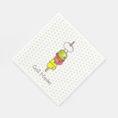 Serviette En Papier Aiguille (Coin)