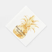 Serviette En Papier Aiguille jaune Confetti (Coin)