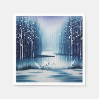 Serviette En Papier Aiguilles d'hiver