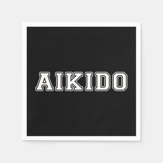 Serviette En Papier Aikido (Devant)