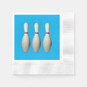Serviette En Papier Aimer Bowling Pins Papier Napkin (Devant)
