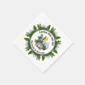 Serviette En Papier AIMER CETTE VIE VAN CARAVAN Personnalisé Camping C (Coin)