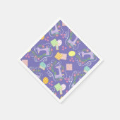 Serviette En Papier Aimer Coudre pourpre (Coin)