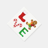Serviette En Papier Aimer l'autisme Noël (Coin)
