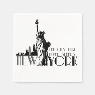 Serviette En Papier Aimer New York