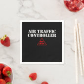 Serviette En Papier Air Traffic Controller Airfield Flight Controller  (En situation)