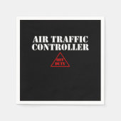 Serviette En Papier Air Traffic Controller Airfield Flight Controller  (Devant)