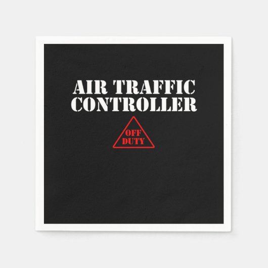 Serviette En Papier Air Traffic Controller Airfield Flight Controller (Devant)