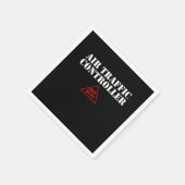 Serviette En Papier Air Traffic Controller Airfield Flight Controller  (Coin)