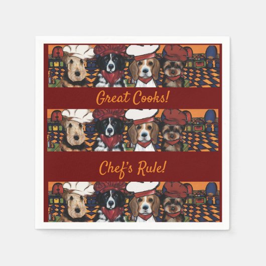 Serviette En Papier Airedale Terrier (Devant)