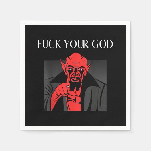 Serviette En Papier Aist Goat Satan Baphomet GIft (Devant)