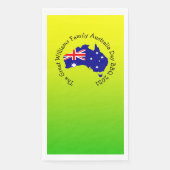 Serviette En Papier Ajouter un nom Année Australie Jour BBQ (Devant)