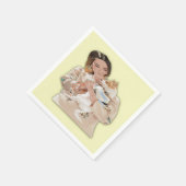 Serviette En Papier Ajouter une photo personnalisée (Coin)