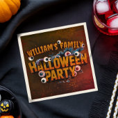 Serviette En Papier Ajouter Vos Propres Mots Personnalisé Halloween Mo