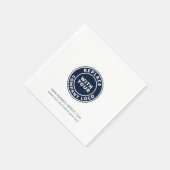 Serviette En Papier Ajouter votre logo d'entreprise Site Web d'entrepr (Coin)