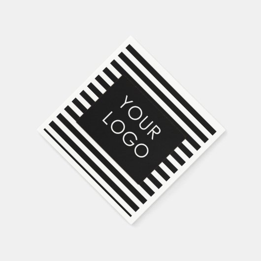 Serviette En Papier Ajouter Votre Logo Entreprise Personnalisable Band (Coin)