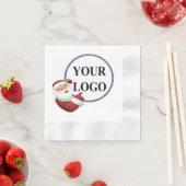 SERVIETTE EN PAPIER AJOUTER VOTRE LOGO ICI (En situation)