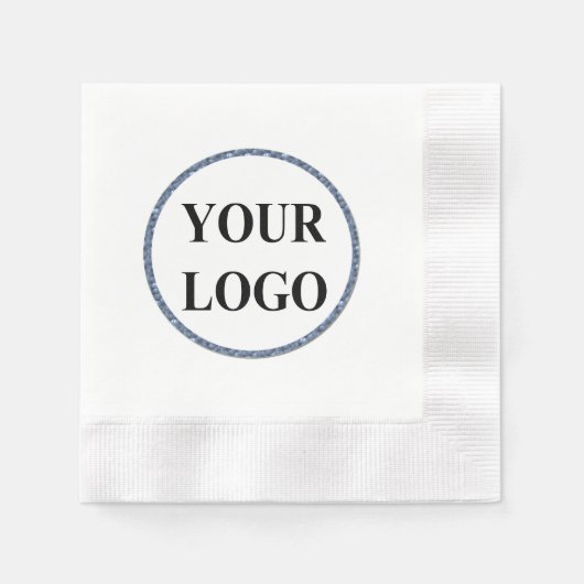 SERVIETTE EN PAPIER AJOUTER VOTRE LOGO ICI NAPKINS (Devant)