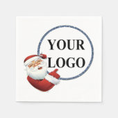 Serviette En Papier Ajouter votre logo Noël (Devant)