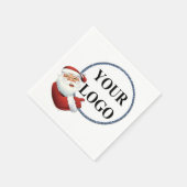 Serviette En Papier Ajouter votre logo Noël (Coin)
