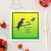 Serviette En Papier Ajouter Votre Texte, Kookaburra Australia Day Part (En situation)
