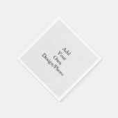 Serviette En Papier Ajoutez votre propre conception/Papier serviette p (Coin)