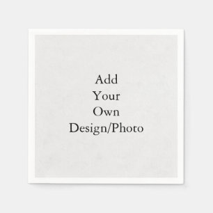Serviette En Papier Ajoutez votre propre modèle/papier photo Napkin