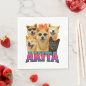 Serviette En Papier Akita (En situation)