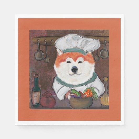 Serviette En Papier Akita (Devant)