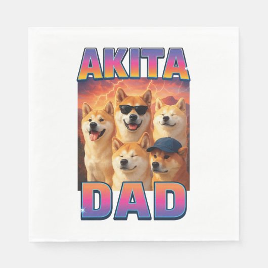 Serviette En Papier Akita (Devant)