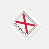 Serviette En Papier Alabama (Coin)