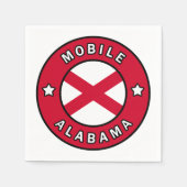 Serviette En Papier Alabama mobile (Devant)