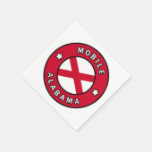Serviette En Papier Alabama mobile (Coin)