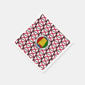 Serviette En Papier Alabamian Flag & Seal, Flag of Alabama (Coin)