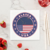 Serviette En Papier Alaska (En situation)