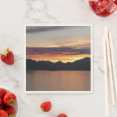 Serviette En Papier Alaskan Sunset I Belle photographie Alaska (En situation)