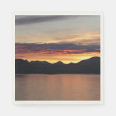 Serviette En Papier Alaskan Sunset I Belle photographie Alaska (Devant)
