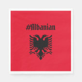 Serviette En Papier albanais (Devant)