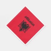 Serviette En Papier albanais (Coin)