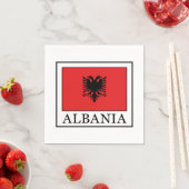 Serviette En Papier Albanie (En situation)