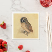 Serviette En Papier Albrecht Durer La Petite Chouette (En situation)