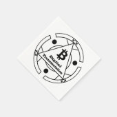 Serviette En Papier Alchimie de la transmutation numérique (Coin)