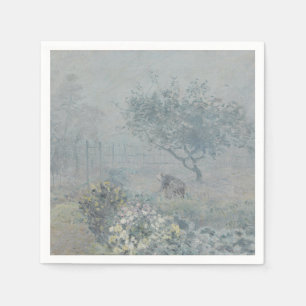 Serviette En Papier Alfred Sisley - Brouillard, Voisins