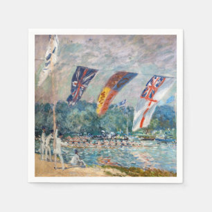 Serviette En Papier Alfred Sisley - Régates à Molesey