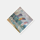 Serviette En Papier Alfred Sisley - Regatta à Molesey (Coin)