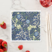 Serviette En Papier Algues (par William Morris) (En situation)