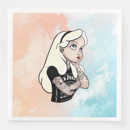 Serviette En Papier Alice (Devant)