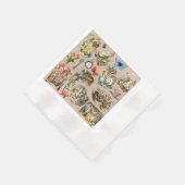 Serviette En Papier Alice à Wonderland Cheshire Cat Characters (Coin)