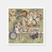 Serviette En Papier Alice Adventures in Wonderland Mad Tea Party (Devant)