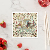 Serviette En Papier Alice au pays des merveilles (En situation)